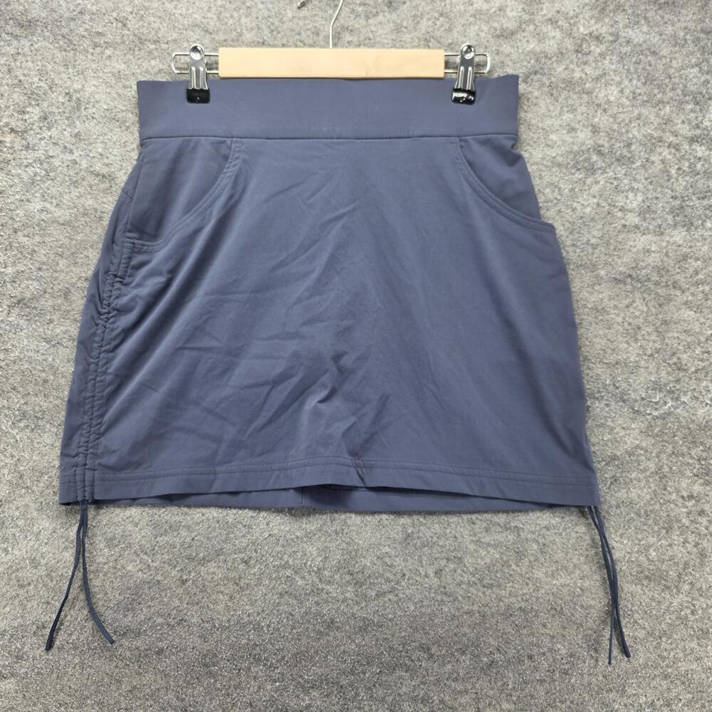 Columbia Skirt Womens M Blue Omni-Shield Hiking Pull On Pockets Stretch Travel